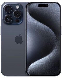 Смартфон iPhone 15 Pro 256GB Blue Titanium Dual Sim Apple