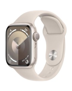 Смарт часы Watch S9 GPS 41mm Starlight Aluminium Case with Starlight Sport Band S M Apple