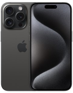 Смартфон iPhone 15 Pro 256GB Black Titanium Dual Sim Apple