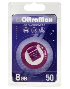 Флешка 8 ГБ фиолетовый OM 8GB 50 Dark Violet Oltramax