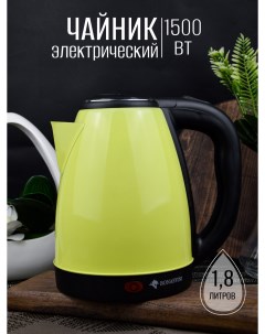 Чайник электрический ELK 0006 1 8 л желтый Bonaffini