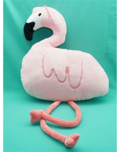 Мягкая игрушка подушка Фламинго 45 см Акимбо кит