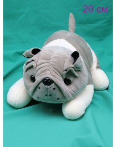 Мягкая игрушка Собачка Мопс 20 см Акимбо кит