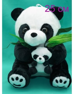 Мягкая игрушка Панда с детенышем 25 см Акимбо кит