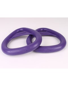 Кольца гимнастические треугольные без строп 2В фиолетовые Maksi-sale