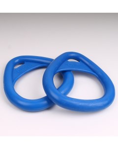 Кольца гимнастические треугольные без строп 2В синие Maksi-sale