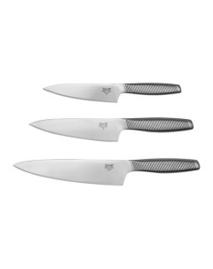 Набор кухонных ножей 3 шт 14 16 20 см Ikea