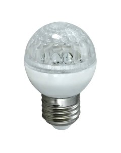 Светодиодная лампа шар для украшения диаметр 50 мм цоколь е27 10 LED 1 Вт бе Neon-night