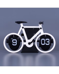Перекидные часы велосипед AF 014 Flip Clock Bike белые 20х9х12 см Motionlamps