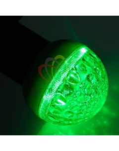 Лампа профессиональная светодиодная LED 1 вт E27 зеленый шар код 405 214 Neon-night