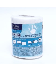 Салфетка универсальная Antibacterial рулон 60 листов Aura