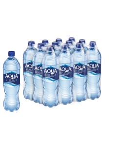 Вода питьевая газированная пластик 1 л 12 штук в упаковке Aqua minerale