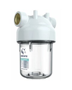 Магистральный фильтр 1 2 для холодной воды прозрачный 5 ksbp5 12 551857 Unicorn