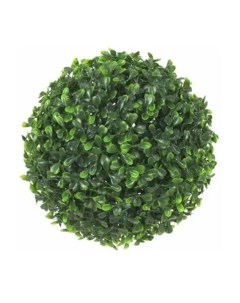Растение для аквариума коврик шар ровный пластиковое зеленое диаметр 22 см Vitality