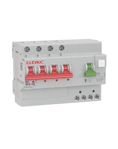 Автоматический выключатель дифф тока АВДТ MDV63 44C32 A 6kA тип характеристики C 3P N 32A тип A 7 мо Dkc