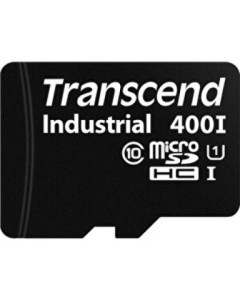 Промышленная карта памяти MicroSDHC 16Gb TS16GUSD400I UHS I U3 MLC Wide Temp Transcend