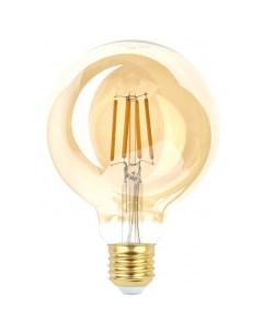 Лампа светодиодная Б0047662 F LED G95 7W 824 E27 gold Era