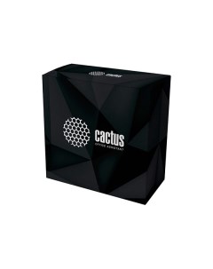 Пластик ABS CS 3D PLA 750 BLACK для принтера 3D PETG d1 75мм 0 75кг 1цв Cactus