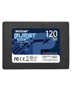 SSD накопитель Patriot 120GB Burst Elite PBE120GS25SSDR 120GB Burst Elite PBE120GS25SSDR Patriòt