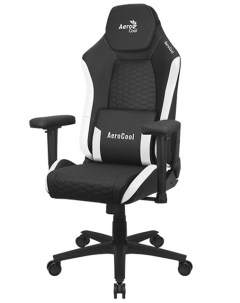 Компьютерное кресло Crown Leatherette Black White Aerocool
