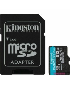 Карта памяти Canvas Go Plus SDCG3 128GB adapter Kingston