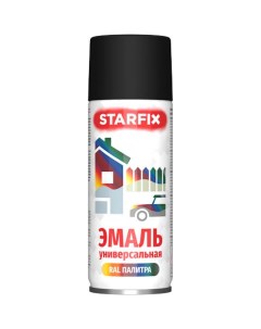 Универсальная аэрозольная краска эмаль Starfix