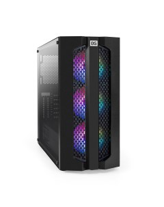 Корпус EVO 9205 NPX600 ATX Midi Tower USB 3 0 RGB подсветка черный 600 Вт EX294975RUS Exegate