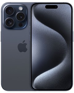 Смартфон iPhone 15 Pro 1TB Blue Titanium Dual Sim Apple