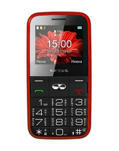 Мобильный телефон TM B227 цвет красный Texet