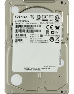 Жесткий диск AL13SXB300N 300 ГБ AL13SXB300N Toshiba