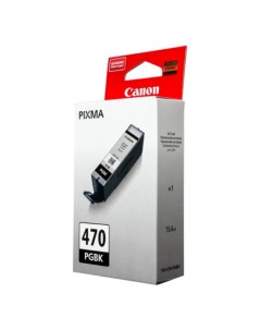 Картридж для струйного принтера PGI 470BK 0375C001 оригинал черный Canon
