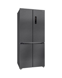 Холодильник RFQ 600DX NFGM серый Hiberg