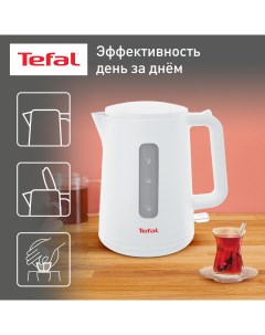 Чайник электрический KO200130 1 7 л белый Tefal