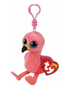 Мягкая игрушка брелок Розовый фламинго Inc 10 см Ty