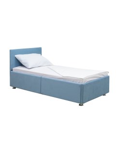 Кровать детская Умка на ортопедическом основании голубой 160х80 см М-стиль