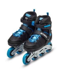 Ролики раздвижные 82a Abec 7 Carbon Sb черно синие 30 Atemi