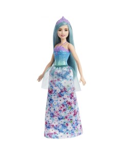 Кукла Принцесса бирюзовая тиара HGR16 Barbie
