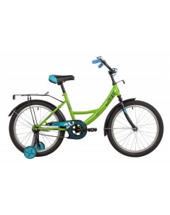 Велосипед Vector 20 2022 городской детский рама 12 колеса 20 лайм голу Novatrack