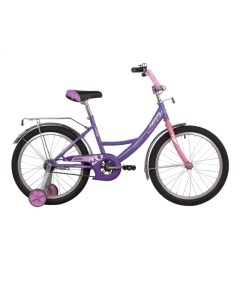 Велосипед Vector 20 2022 городской детский рама 12 колеса 20 фиолетовы Novatrack