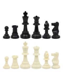 Шахматные фигуры турнирные Leap 34 шт король h 9 5 см пешка h 5 см полипропилен Nobrand