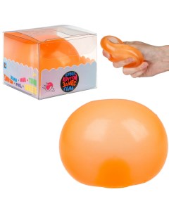 Игрушка антистресс Крутой замес Супергель оранжевый шар матовый 6см 1toy