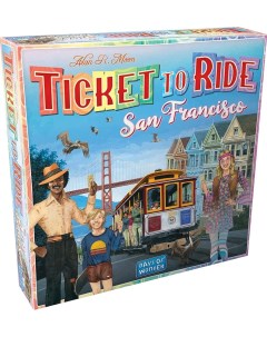 Настольная игра Ticket to Ride San Francisco на английском языке Ethnic board games