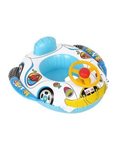 Надувной круг для плавания TIG971280 R Машинка с рулем детский с ножками Urm