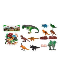 Игр набор Парк динозавров 15 предм пакет Наша игрушка
