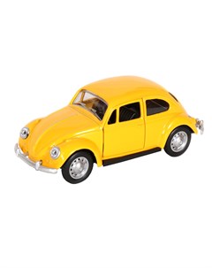 Модель машины 1 36 Volkswagen Classical Beetle 1967 11 5см инерция Желтый 67353 Msz