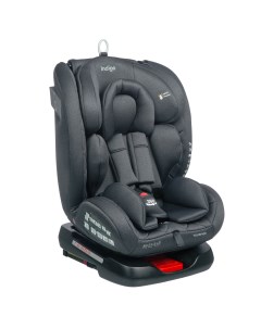 Автокресло детское Tourneo ISOFIX растущее универсальное поворотное 0 36 кг черный Indigo