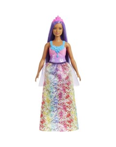 Кукла Принцесса фиолетовая тиара HGR17 Barbie