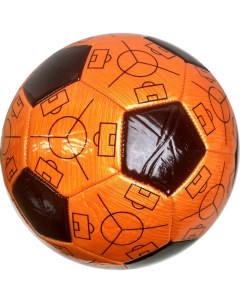 C33387 3 Мяч футбольный 5 Meik оранжевый PVC 2 6 310 320 гр машинная сшивка Спортекс