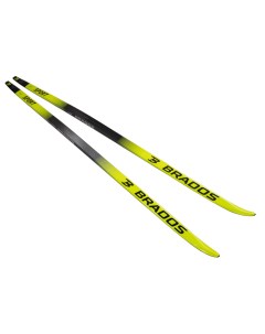 Лыжи беговые для взрослых и подростков Brados LS Sport Yellow 185 см Stc