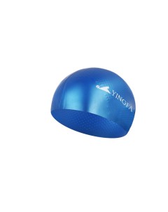Шапочка для плавания Silicone Dot Cap синий Yingfa